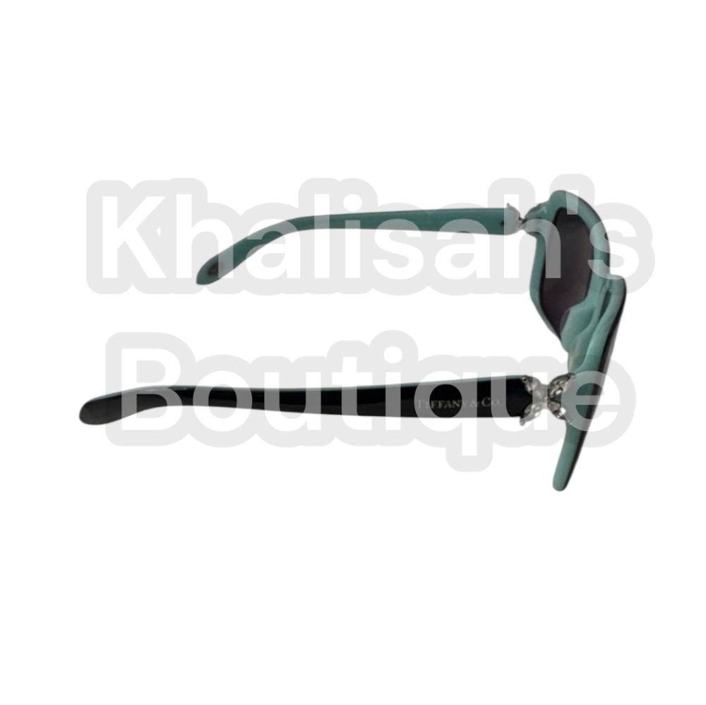 BNIB Tiffany & Co. 80553C Rectangle Sunglasses Top Black Azure PRESCIPTION - Picture 8 of 16